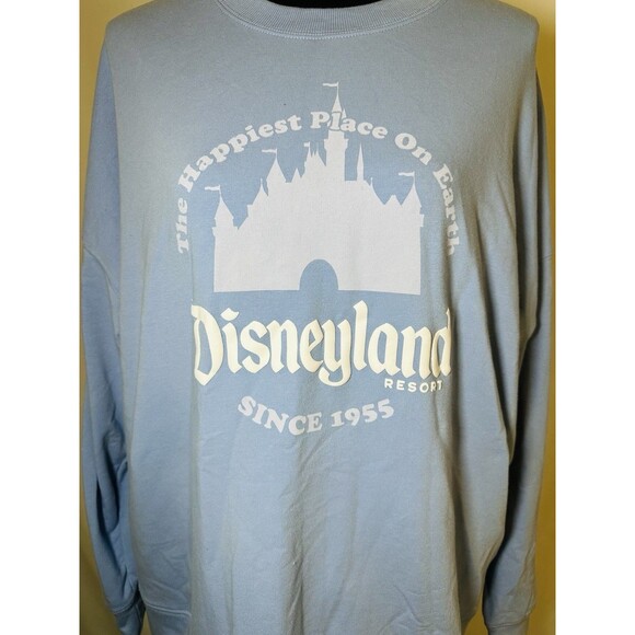 Disneyland Resort Happiest Place on Earth 1955‎ Blue Sweatshirt Women's XL - Picture 5 of 11